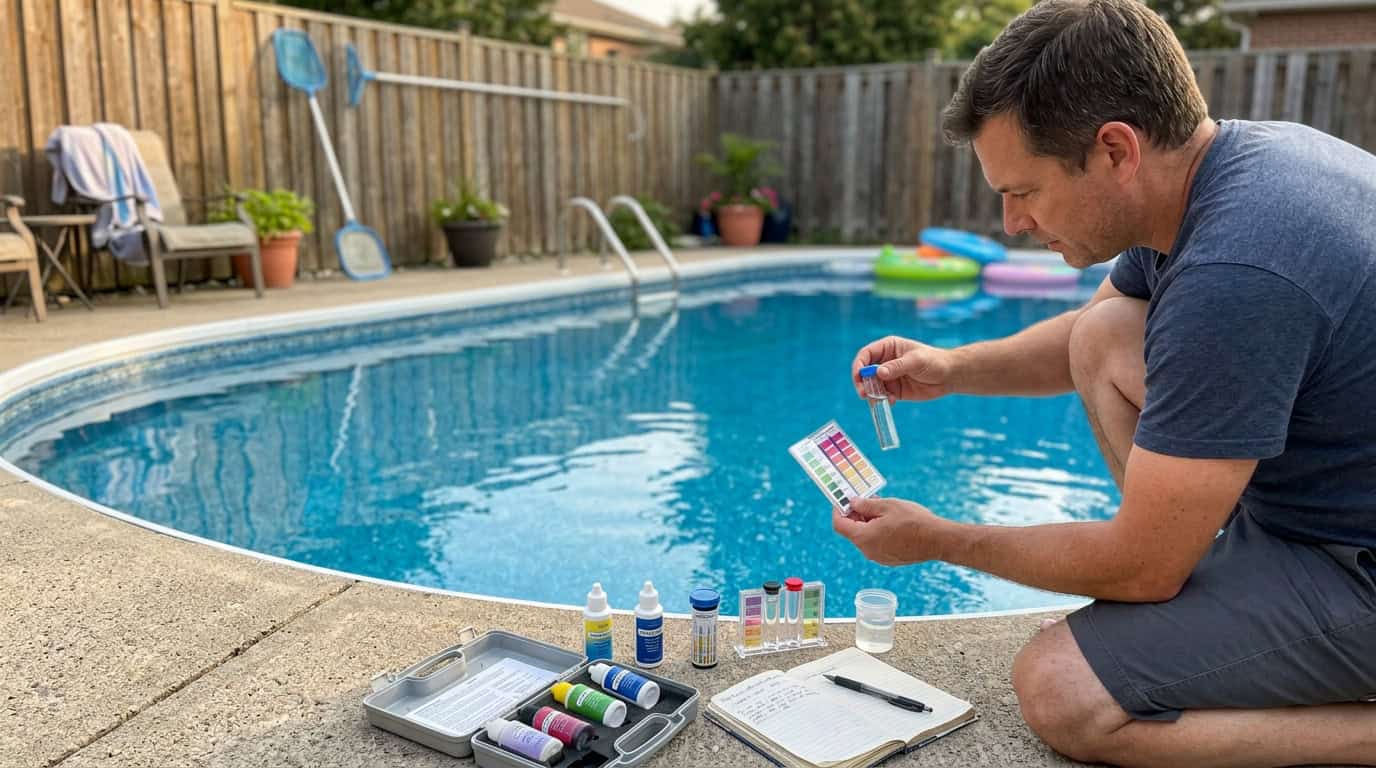 How to test pool water at home