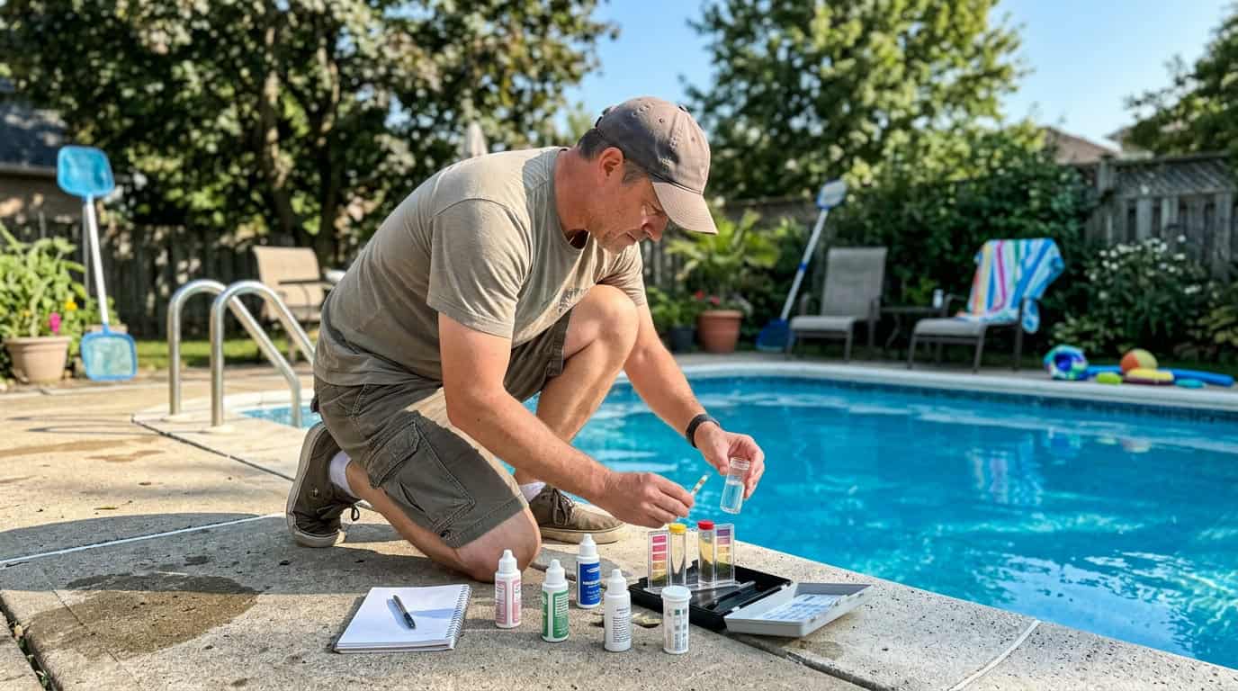 How to test pool water at home