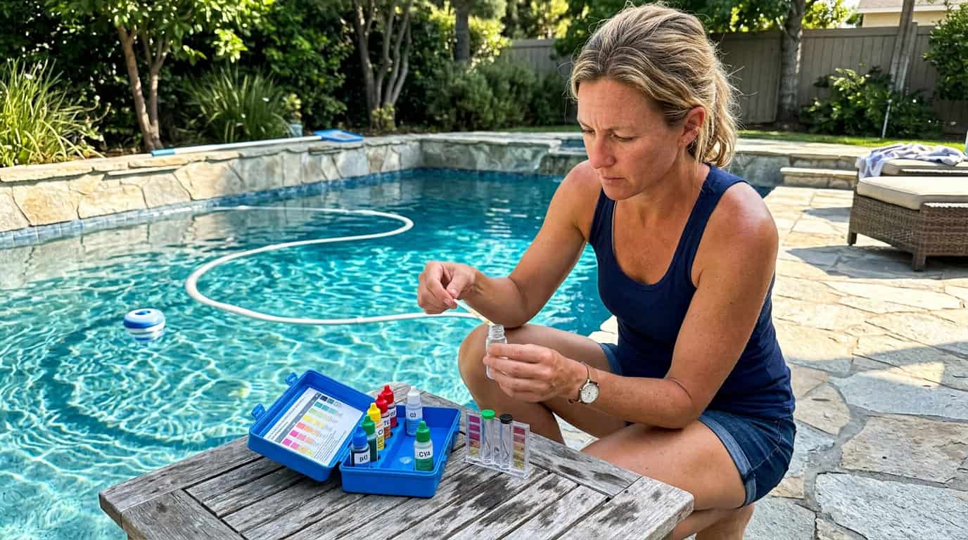 How to test pool water at home