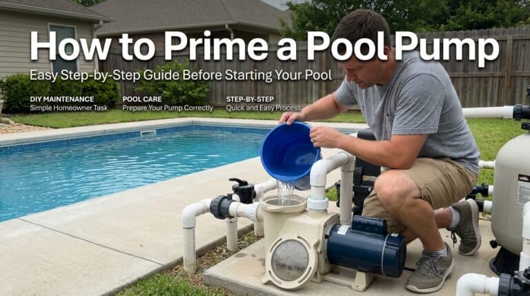 How to prime a pool pump